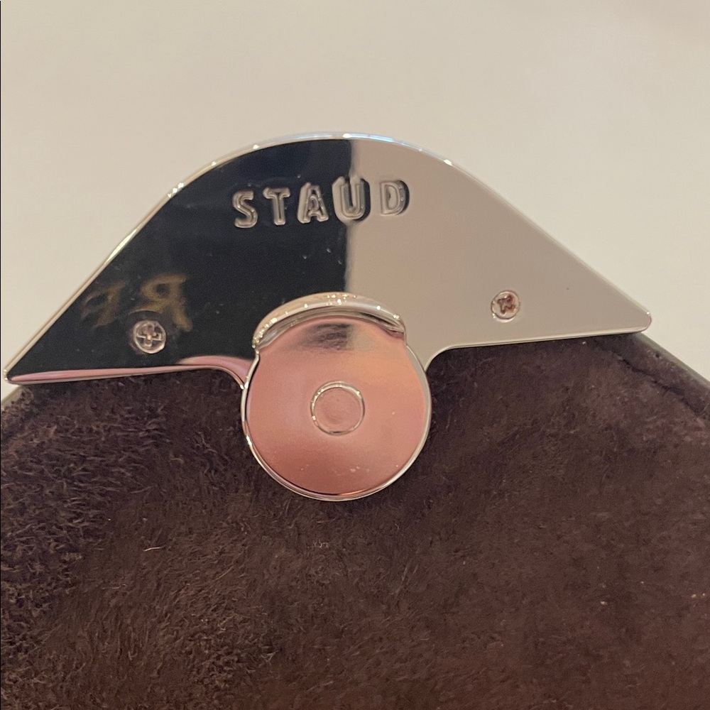 NEW WITH TAGS STAUD Dark Brown Crossbody Bag - Picture 3 of 6